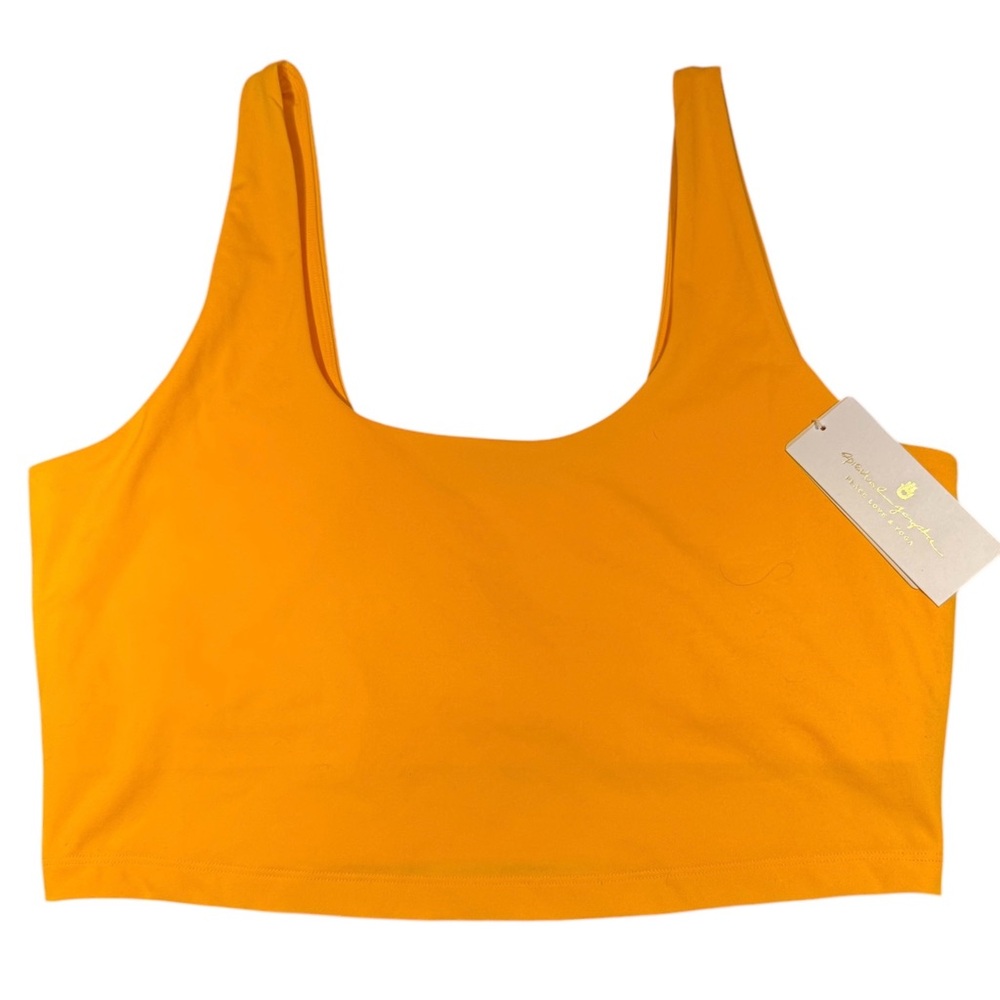 Spiritual Gangster Size XL Tangerine Sports Bra